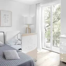 Дитяче ліжечко Micuna Cosmic White Nordic, 120х60 см, білий (COSMIC WHITE/NORDIC) - мініатюра 3