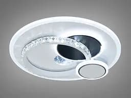 Світильник стельовий LED Diasha 12143, 52W, 3200K/4100K/6000K, акрил, метал, сучасний стиль для дому - мініатюра 3