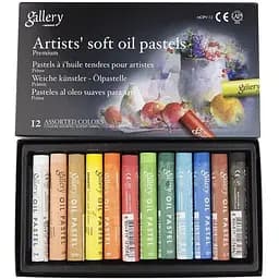 Пастель олійна Mungyo MOPV-12 м'яка 12 кольорів