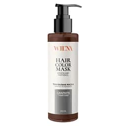 Тонувальна маска для волосся з кератином і пантенолом WIL'NA Hair Color Mask Графітовий 250 мл - мініатюра 1