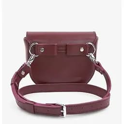 Жіноча шкіряна сумка Ruby S бордова краст