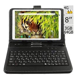 Планшет-телефон Adronix NexVi PRO 8 LTE 3/64 Pink + Чохол-клавіатура - мініатюра 2