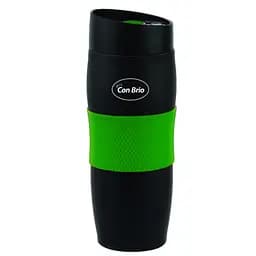 Термос Con Brio CB-366-SV нержавіюча сталь чорний із зеленою вставкою 500мл