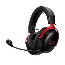 HyperX Гарнитура игровая Cloud III S, WL/USB-A/USB-C, черно-красный