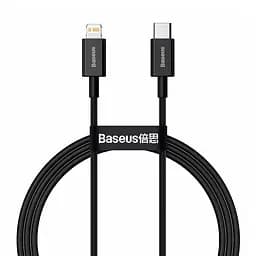 Кабель Baseus Superior Fast Charging Type-C to Lightning PD 20 W 1 m Black (CATLYS-A01) [73383]