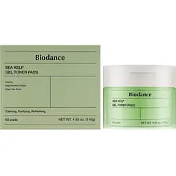 Гелеві тонер-пади з морськими водоростями Biodance Sea Kelp Gel Toner Pad 60 шт.