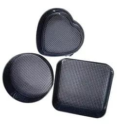 Набор металлических форм Frico FRU-157 для выпечки тортов пирогов 3 предмета