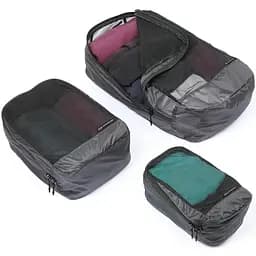 Комплект чохлів Lifeventure Ultralight Packing Cubes Темно-сірий - мініатюра 3