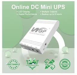 UPS ИБП бесперебойное питание роутера/терминала PON WGP 5V/9V/12V 1A 24W 10400mAh +блок питания - мініатюра 3