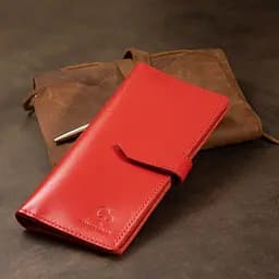 Жіноче шкіряне портмоне Grande Pelle 9х18х1 см acs0018773 - мініатюра 9