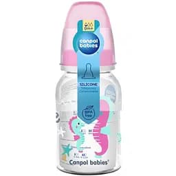 Пляшечка Canpol babies PP Love & Sea 120 мл рожева (59/300_pin) - мініатюра 2