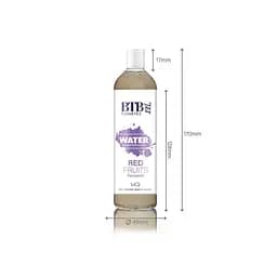 Змазка на водній основі BTB Flavored Red Fruits з ароматом червоних фруктів (250 мл) - мініатюра 4