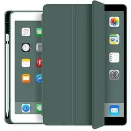 Чохол-книжка CDK для Apple iPad 10.2" 8gen 2020 екокожа/силікон Smart Case cлот стилус (011189) green