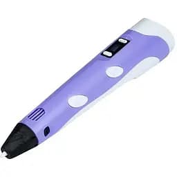 Дитяча 3D ручка з LCD дисплеєм No Brand ЦБ-00215771 фіолетова