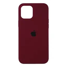 Чехол-накладка силиконовый противоударный для Apple iPhone 12 mini, панель с защитой всего корпуса, софт тач, marsala, ArmorStandart (ARM57250)