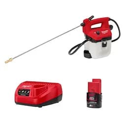 Обприскувач акумуляторний 3,7 літра MILWAUKEE, M12 BHCS3L-201 (зарядний пристрій С12 С, 1 акумулятор М12 В2 2А·год, картонне пакува