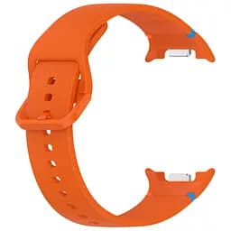Силіконовий ремінець на смарт годинник Samsung Galaxy Watch 8 40mm/8 Classic 46mm/8 44mm, Silicone, orange, зі зручною застібкою, на фітнес браслет, ArmorStandart (ARM86867) - мініатюра 3