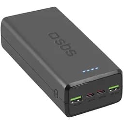Павербанк SBS Black 30 000 mAh / 20 Вт (TTBB30000PD20K)