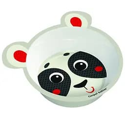 Мисочка Canpol babies з меламіну антипідслизгова з вушками Hello Little бежева (4/520_bei)