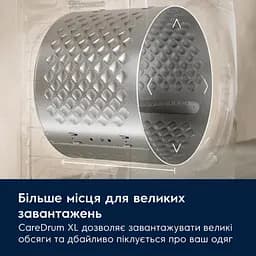 Electrolux Пральна машина Electrolux фронтальна, 10кг, 1400, A, 66см, дисплей, пара, інвертор, сріблястий темний - мініатюра 8