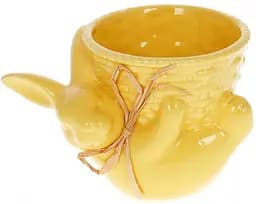 Декоративное кашпо Зайка с корзинкой Bona 14х11х10 см kuh0009573