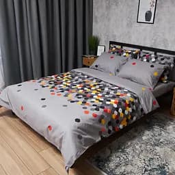 Комплект постельного белья Moon&Star Бязь Gold Люкс Urban Pixels Семейный 160х220х2 наволочки 2х70х70