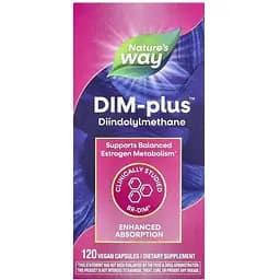 Натуральная добавка Nature's Way DIM-Plus Estrogen Metabolism 120 вегакапсул