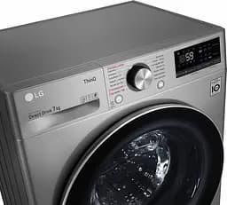 Пральна машина LG з фронтальним завантаженням F2V9HS9T, 7кг, 1200, A+++-20%, Пар, глибина 45см, Дисплей, Інвертор, Сріблястий (F2V9HS9T) - мініатюра 9