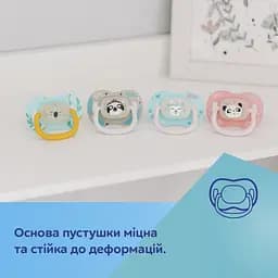 Силіконова симетрична пустушка Canpol babies Exotic Лінивець, сірий, 0-6 міс. (34/920_leni) - мініатюра 7