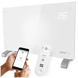 Конвекторний обігрівач 2 в 1 Cronos Heaters 2000 W Wi-Fi White - мініатюра 2