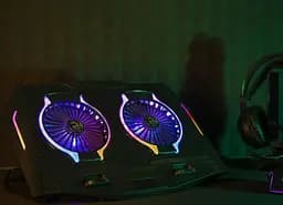 Охолоджувальна підставка для ноутбука 15.6-17.3 дюйма 2E Gaming CPG006 2xFan RGB LED - мініатюра 9