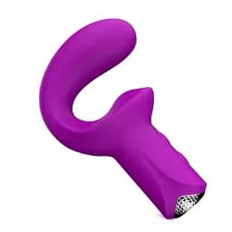 Вібратор I’MCUM DeepHook Dual Vibrator Purple для стимуляції точки G та клітора (IM-ZDB404)