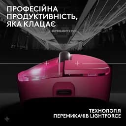 Миша Logitech G Pro X Superlight 2 DEX Pink (910-007373) - мініатюра 7