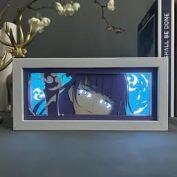 Світильник нічник 3D Геншин Імпакт Райден Genshin Impact Raiden 20 см NL3D JJ JC - мініатюра 2