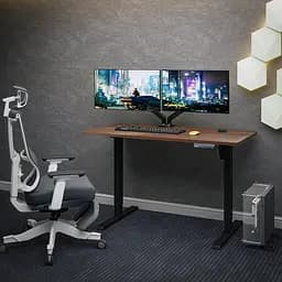 Стіл Mealux PowerDesk Energy Walnut з електрорегулюванням висоти (EVO-201 Energy Walnut/B) - мініатюра 5