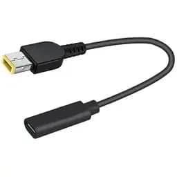 Перехідник Lenovo Type-C to DC Adapter YX-LN PD19 5V Чорний