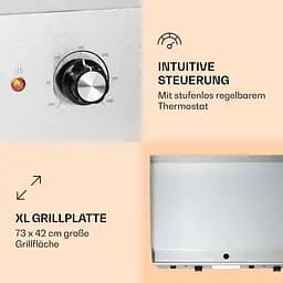 Електричний гриль Klarstein Grillmeile 4400 (10039914) - мініатюра 2