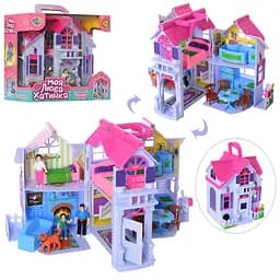 Ігровий будиночок для ляльок з фігурками і меблями F611