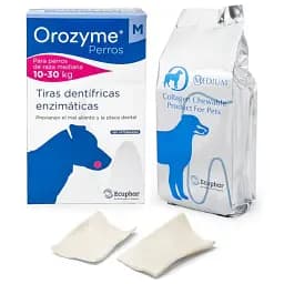 Ласощі натуральні для чищення зубів тварин собак котів  Orozyme до 30 кг