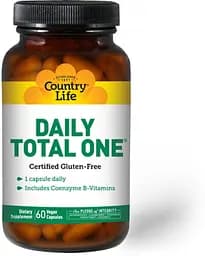 Вітаміни та мінерали Country Life Daily Total One, 60 капсул