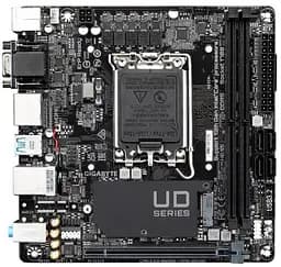 Материнська плата LGA1700, Gigabyte H610I, H610, 2xDDR5, Int.Video(CPU), 4xSATA3, 1xM.2, 1xPCI-E 4.0 x16, ALC997, Intel GLan, 4xUSB3.2/6xUSB2.0, VGA/HDMI/2xDP, Mini-ITX - мініатюра 2