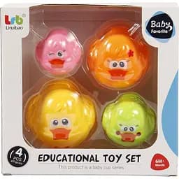 Игрушка развивающая Lindo Матрешка Утенок (288B)