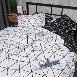 Комплект постільної білизни Moon&Star Бязь Gold Люкс Urban Chic Полуторний 143х210 наволочки 4х50х70 - мініатюра 8