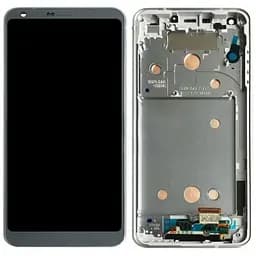Дисплей LG H870 G6 /H871 /H872 /H873 платиновий, Ice Platinum, PRC, з рамкою