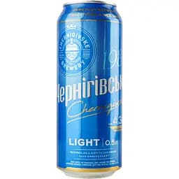 Пиво Чернігівське Light, світле, 4,3%, з/б, 0,5 л