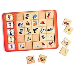 Пазл-вкладиш Ubumblebees Асоціації-професії PSD073 дерев'яний