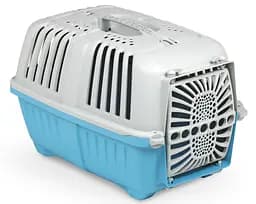 Переноска для тварин 48x31.5x33 см MPS PRATIKO 1 BLUE (двері пластик)