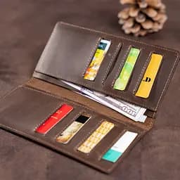Чоловічий шкіряний гаманець Shvigel 8.5х17.5 см acs0016099 - мініатюра 6