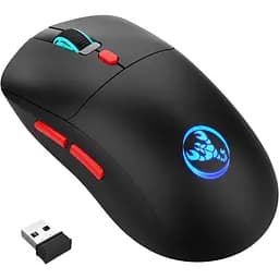 Миша бездротова з акумулятором та підсвіткою HXSJ T20 2,4G Hz Black