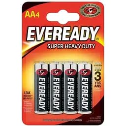 Элемент питания Energizer Eveready AA Super Heavy Duty Brille 7638900083590 4 шт.